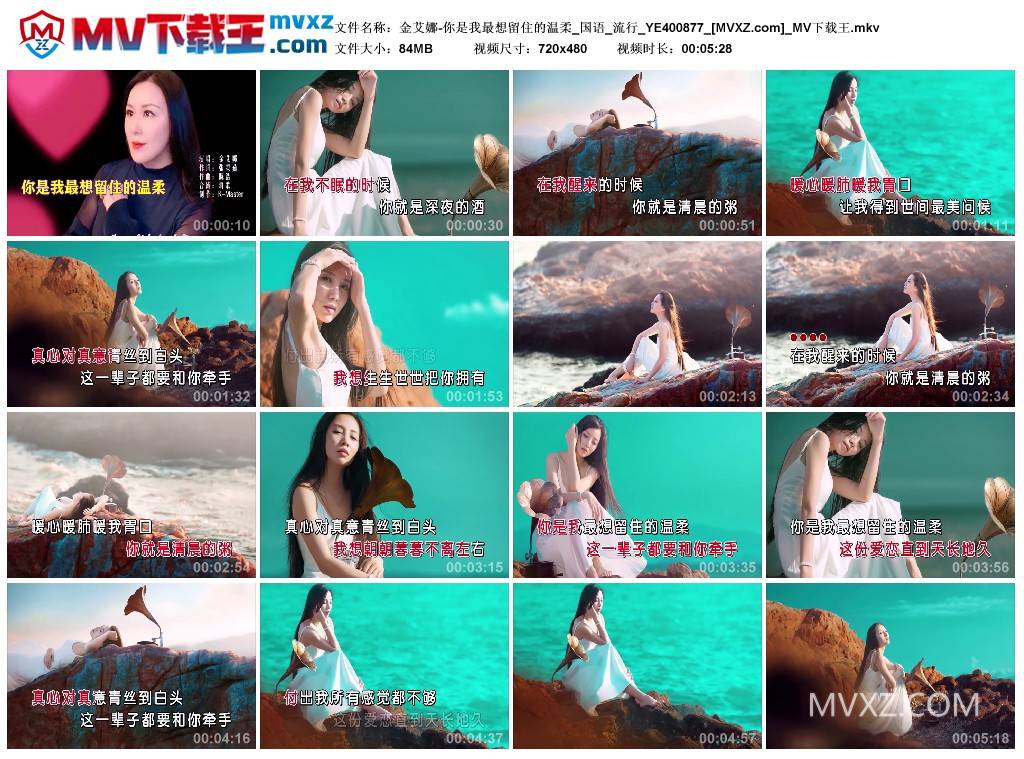 金艾娜-你是我最想留住的温柔_国语_流行_YE400877